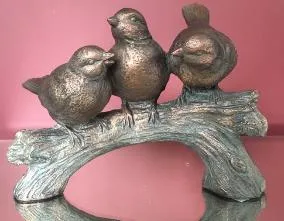 3 Birds on Branch