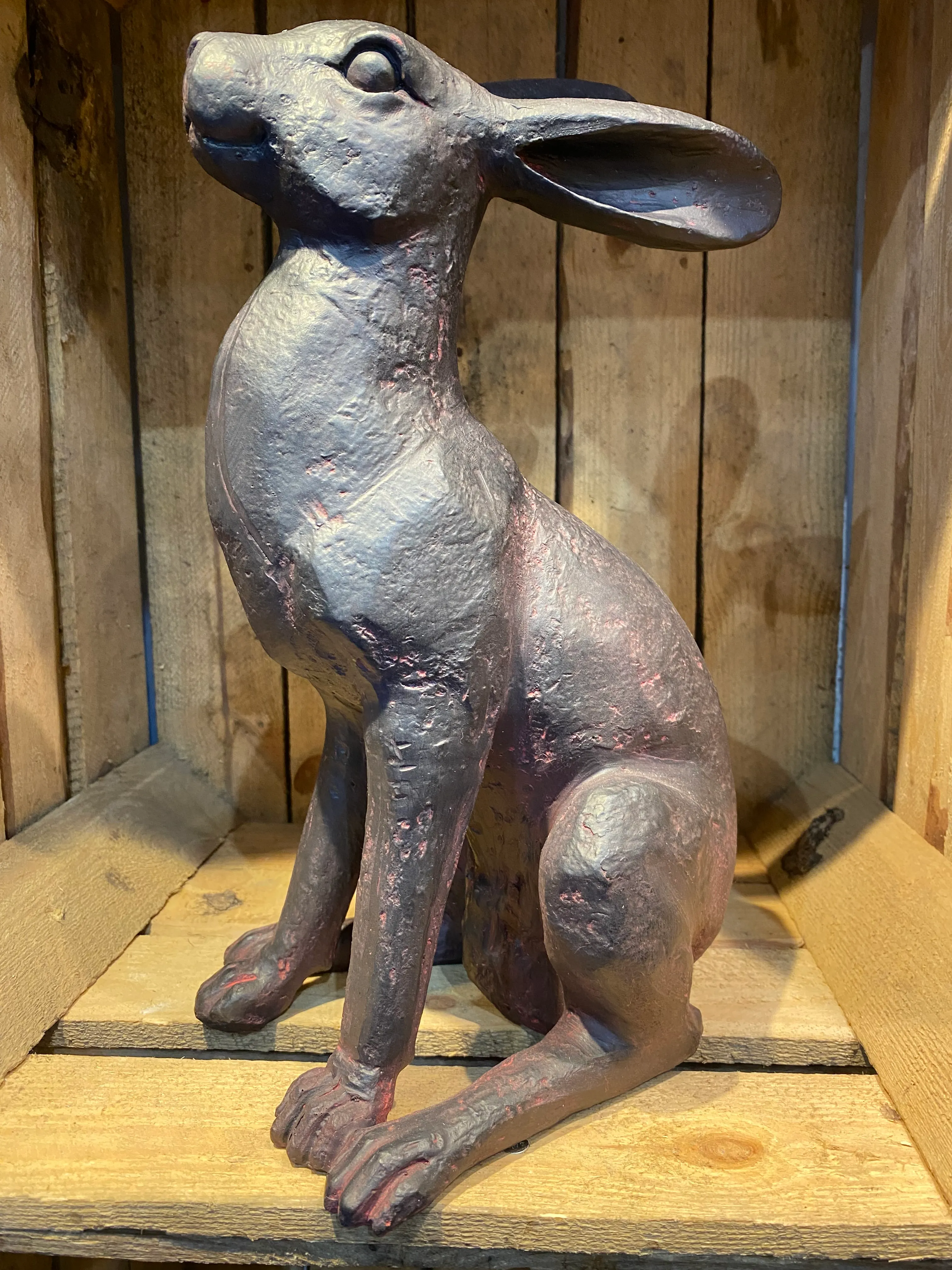 Alert Hare - original bronze