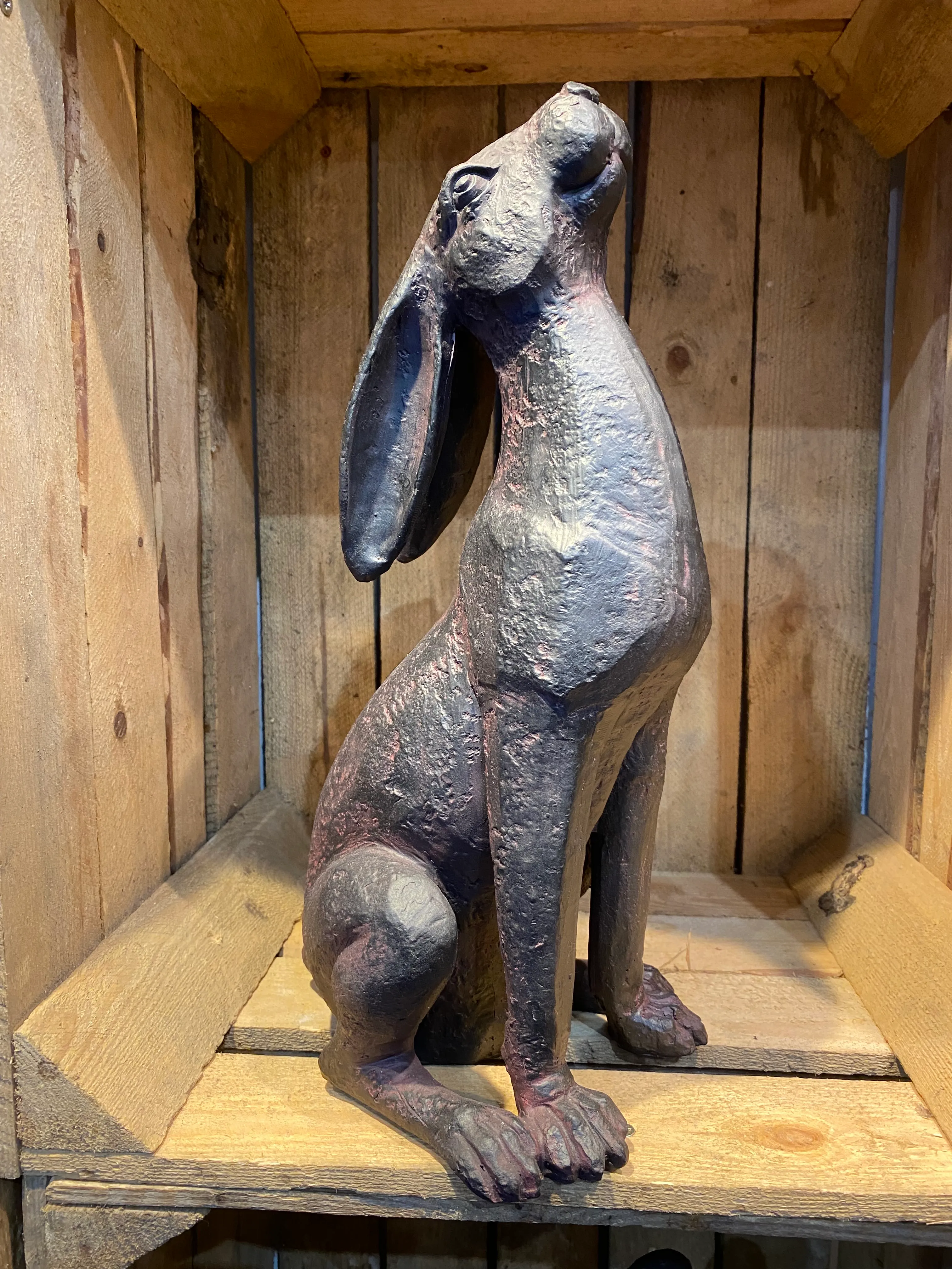 Mongazing Hare - original bronze