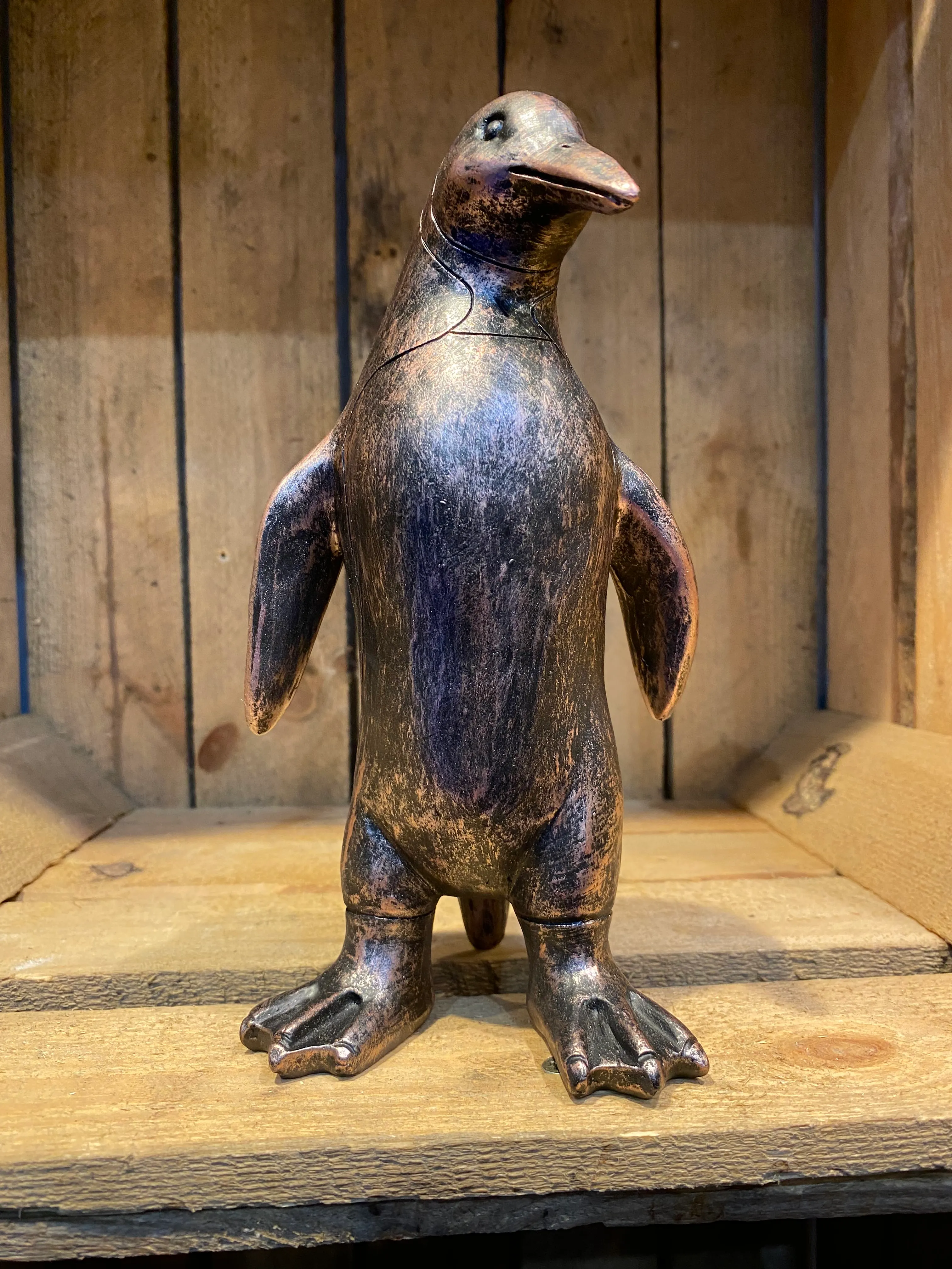 Emperor Penguin Side New Bronze (Med)