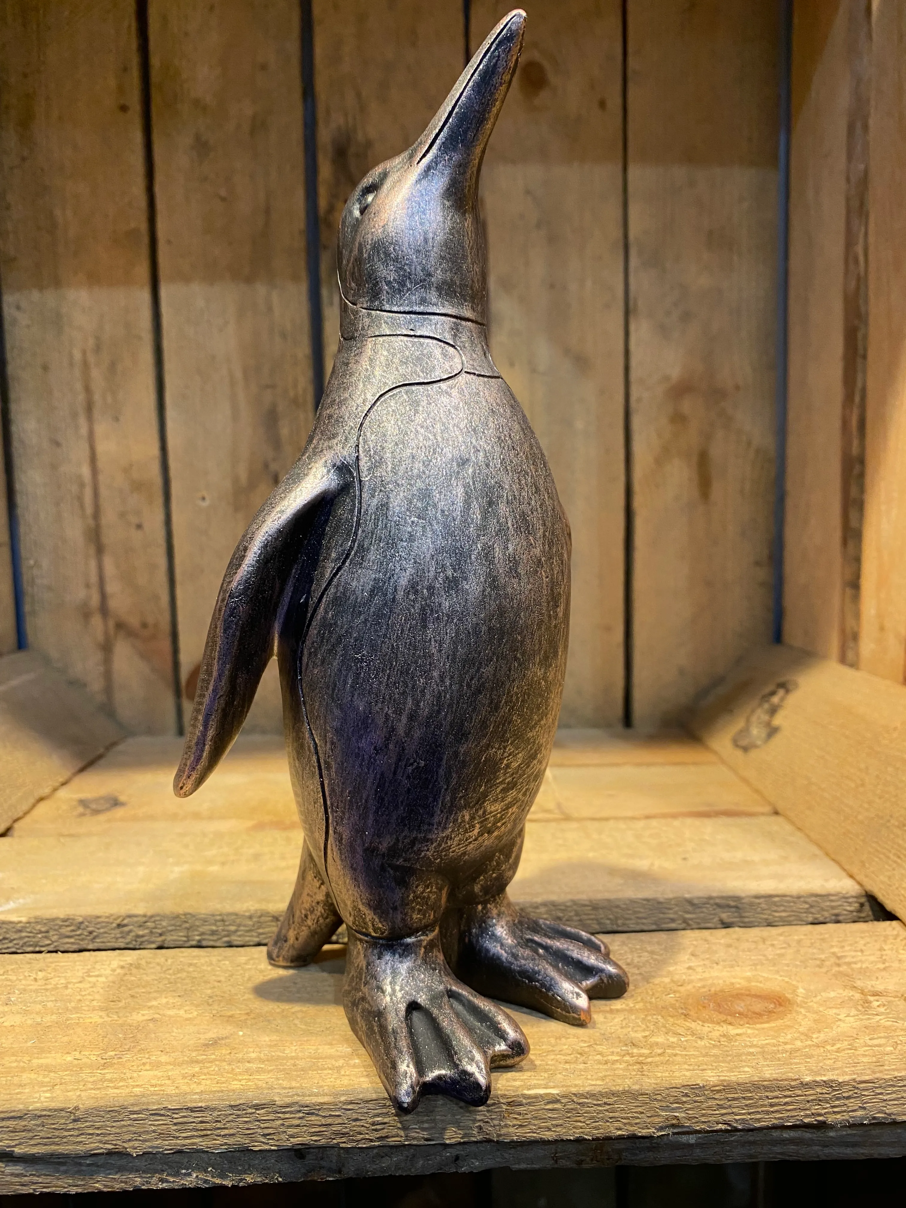 Emperor Penguin Up New Bronze (Medium)