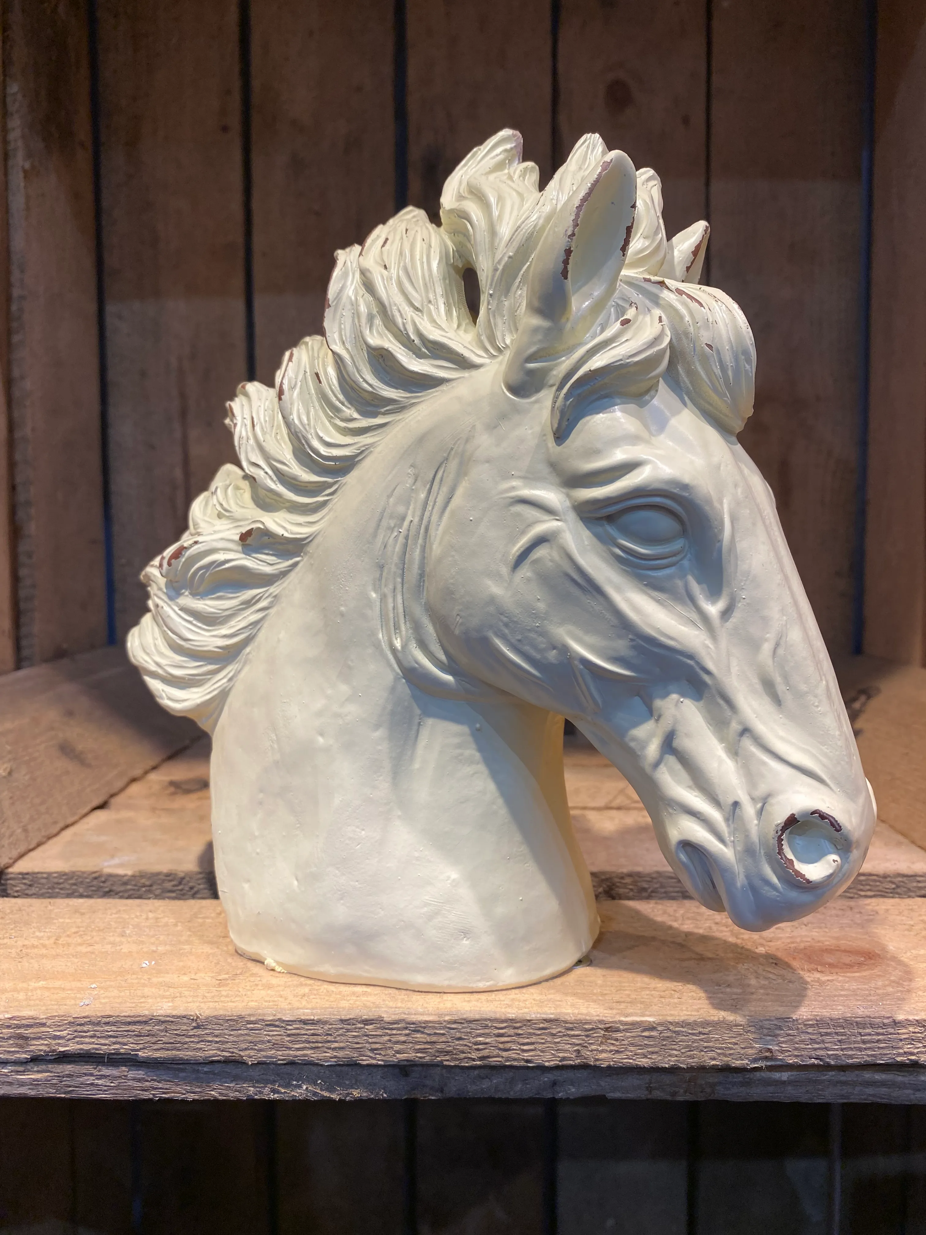 Medium Horses Head - White