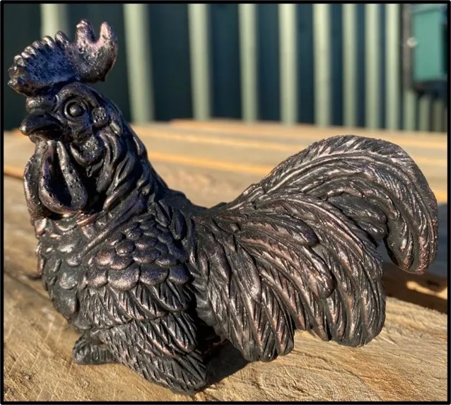 Miniature rooster Bronze