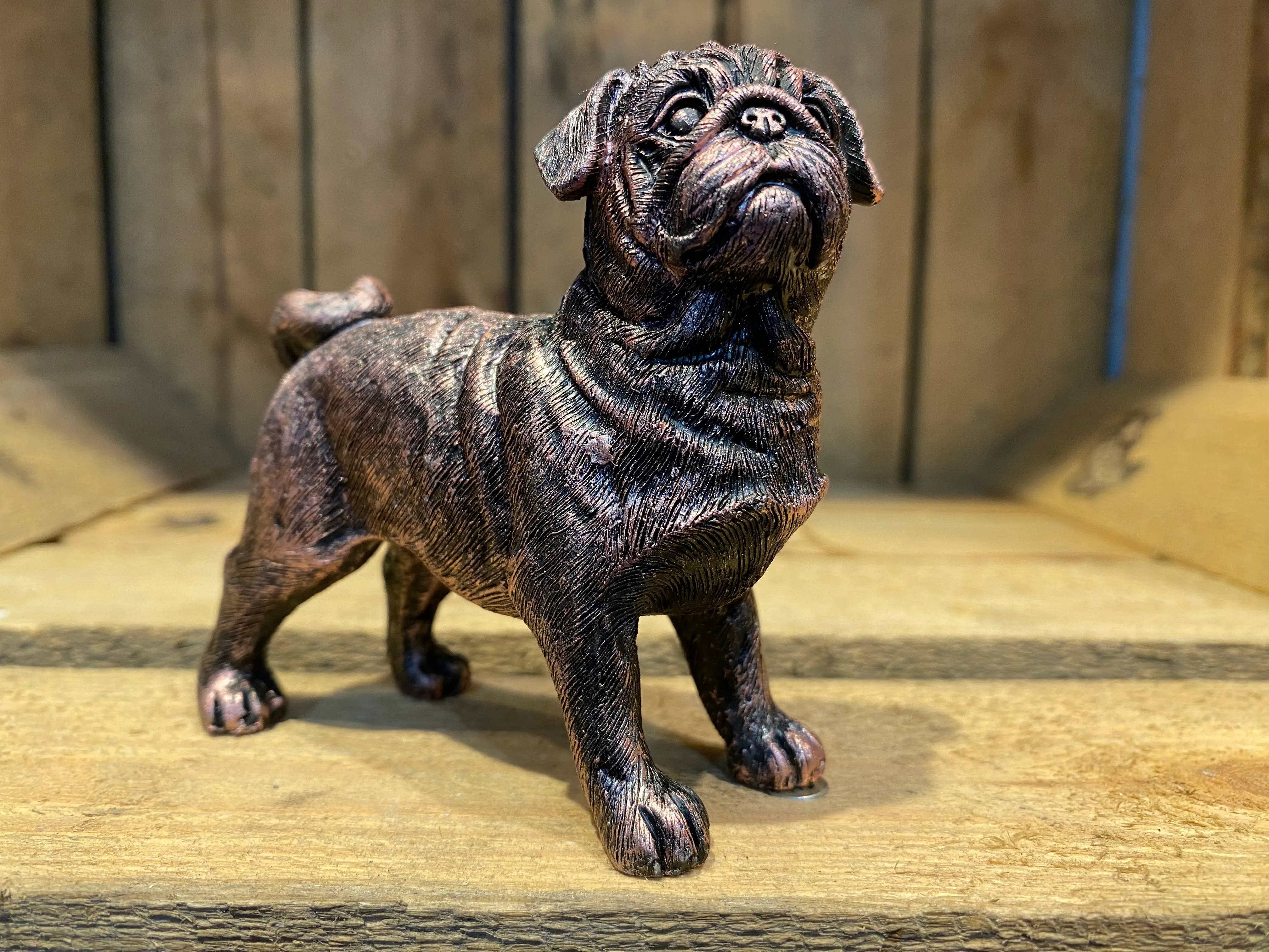 Miniature Pug Bronze