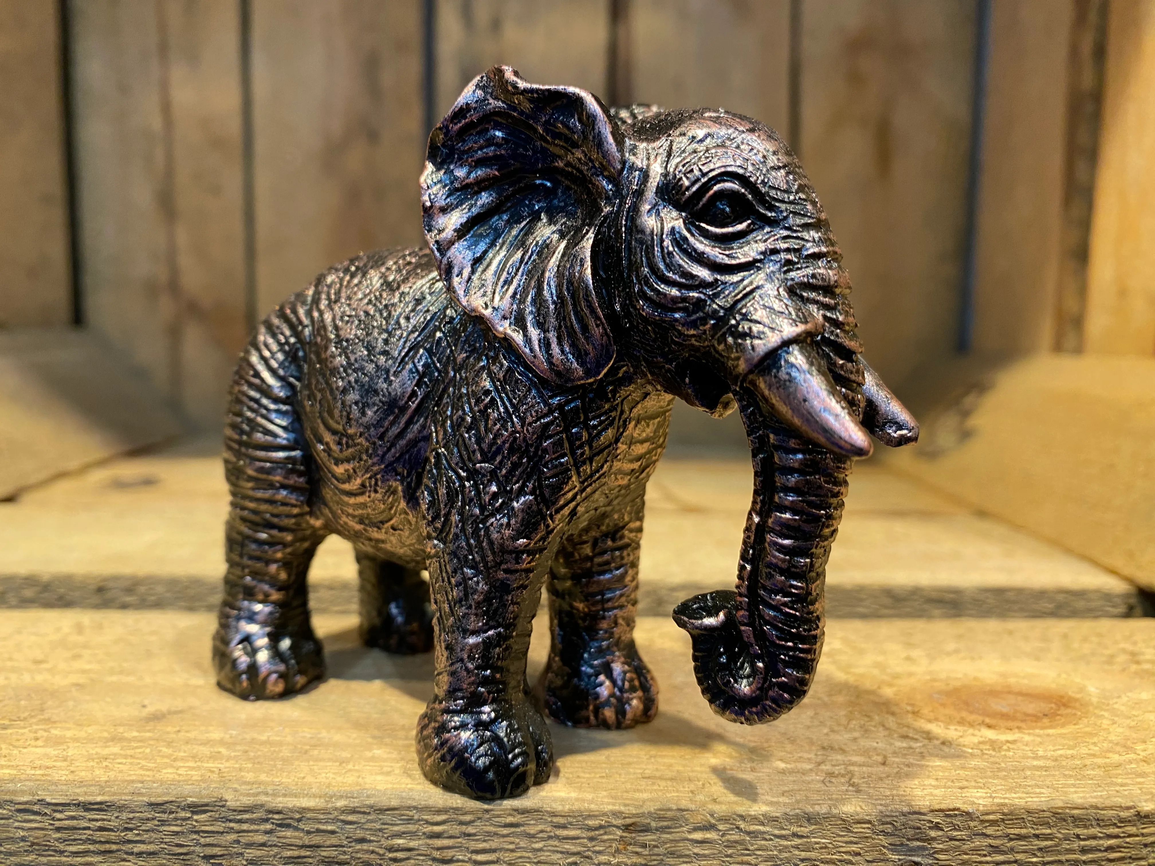 Miniature Elephant bronze