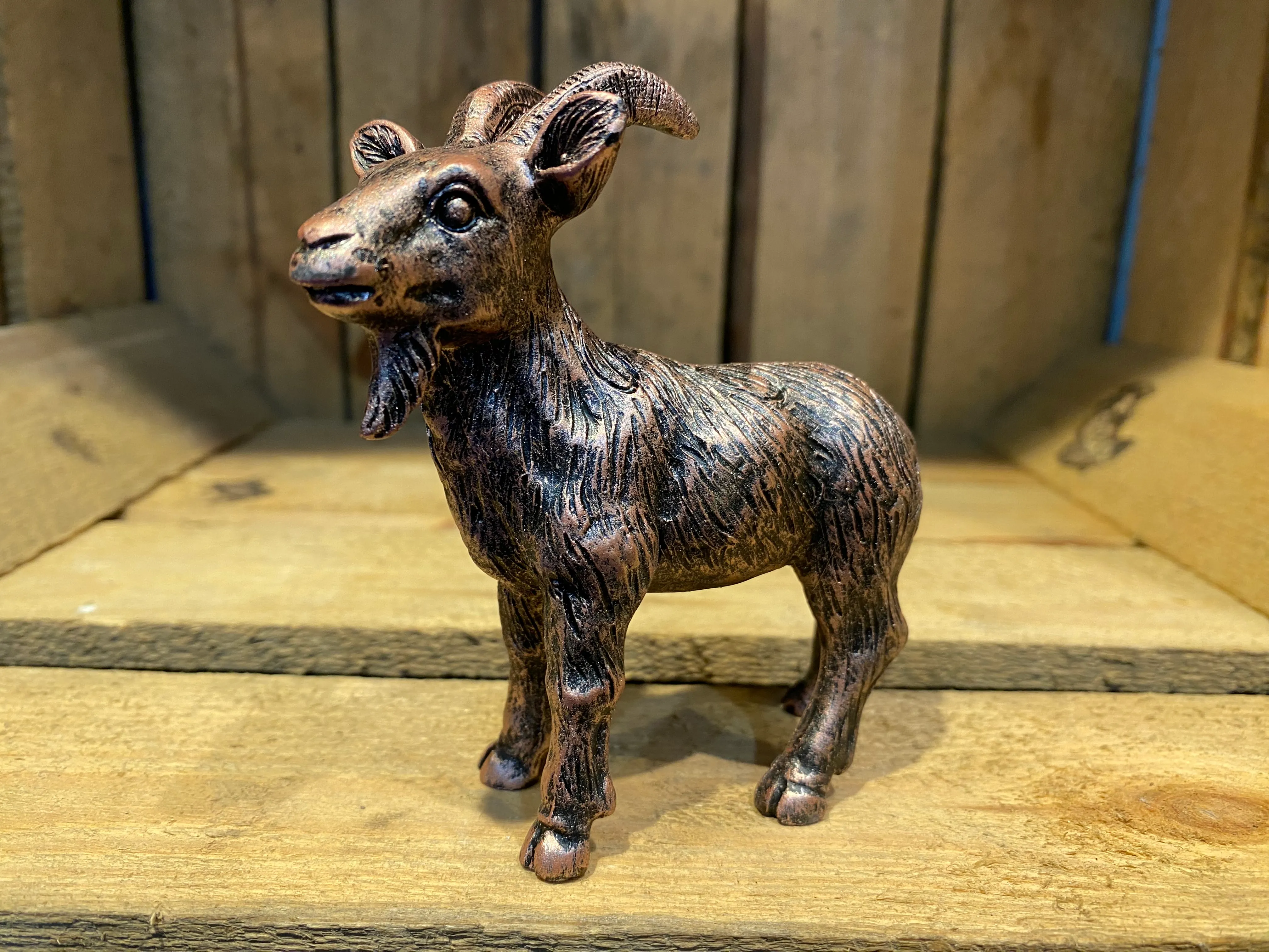 Miniature Goat Bronze