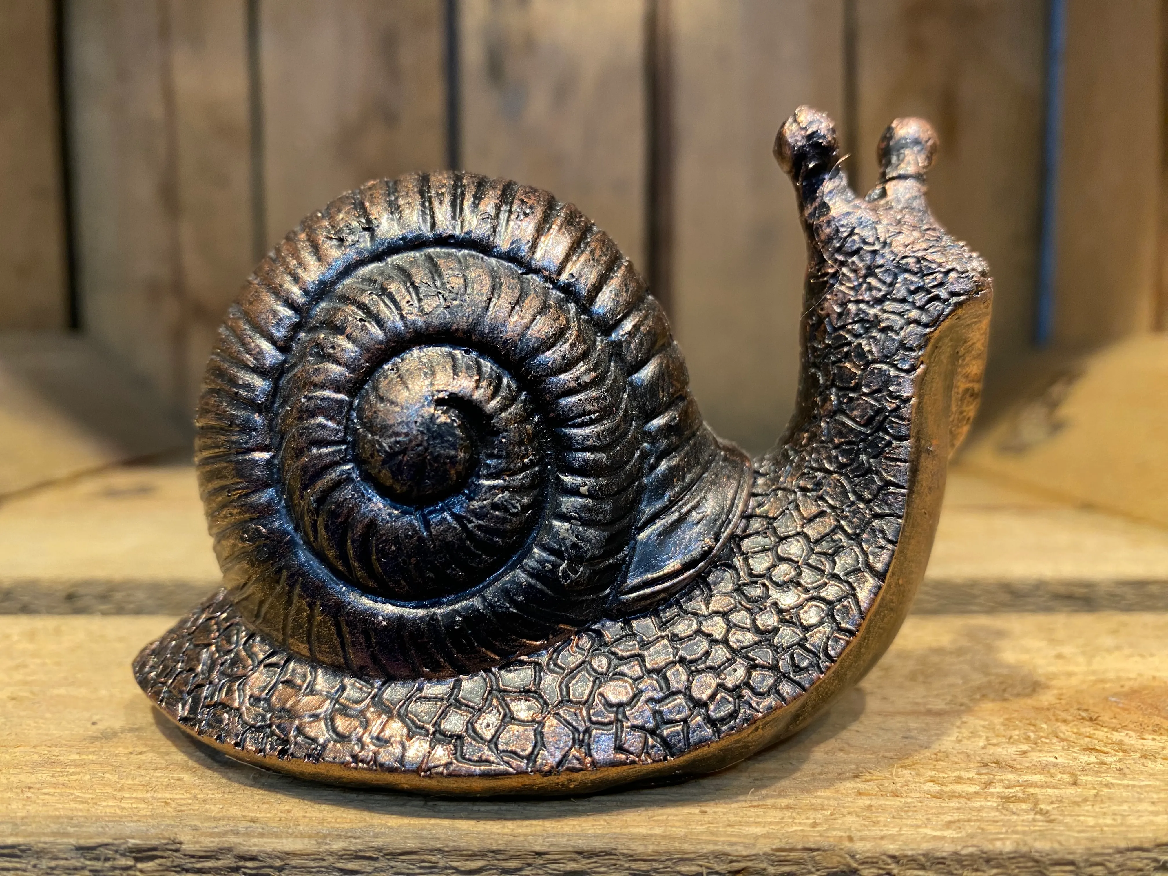 Miniature Glorious Snail Bronze