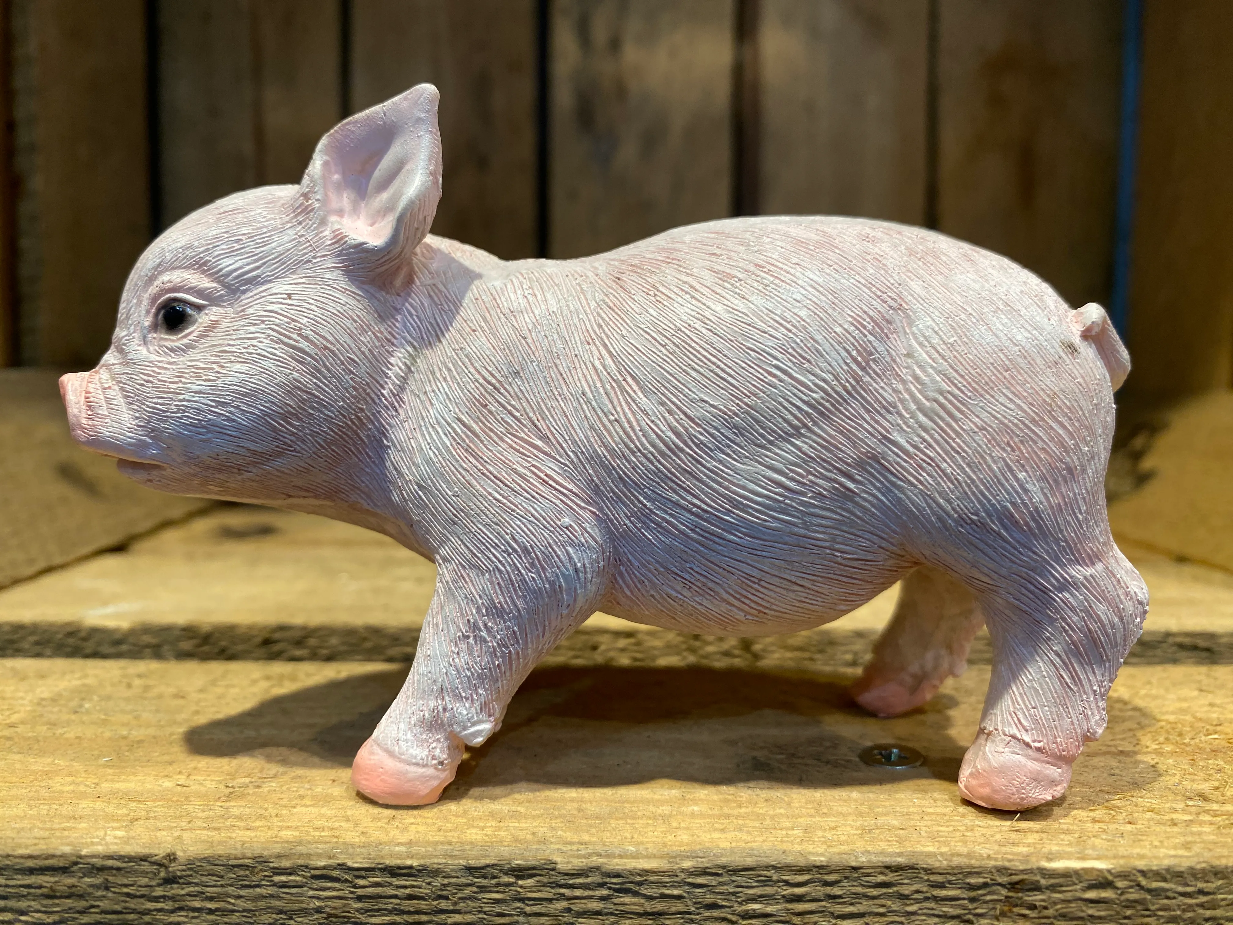 Standing Small Pig - pink