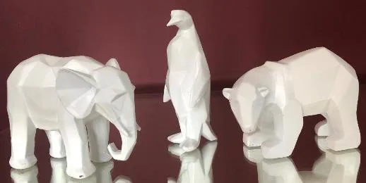 Miniature Modern Penguin White