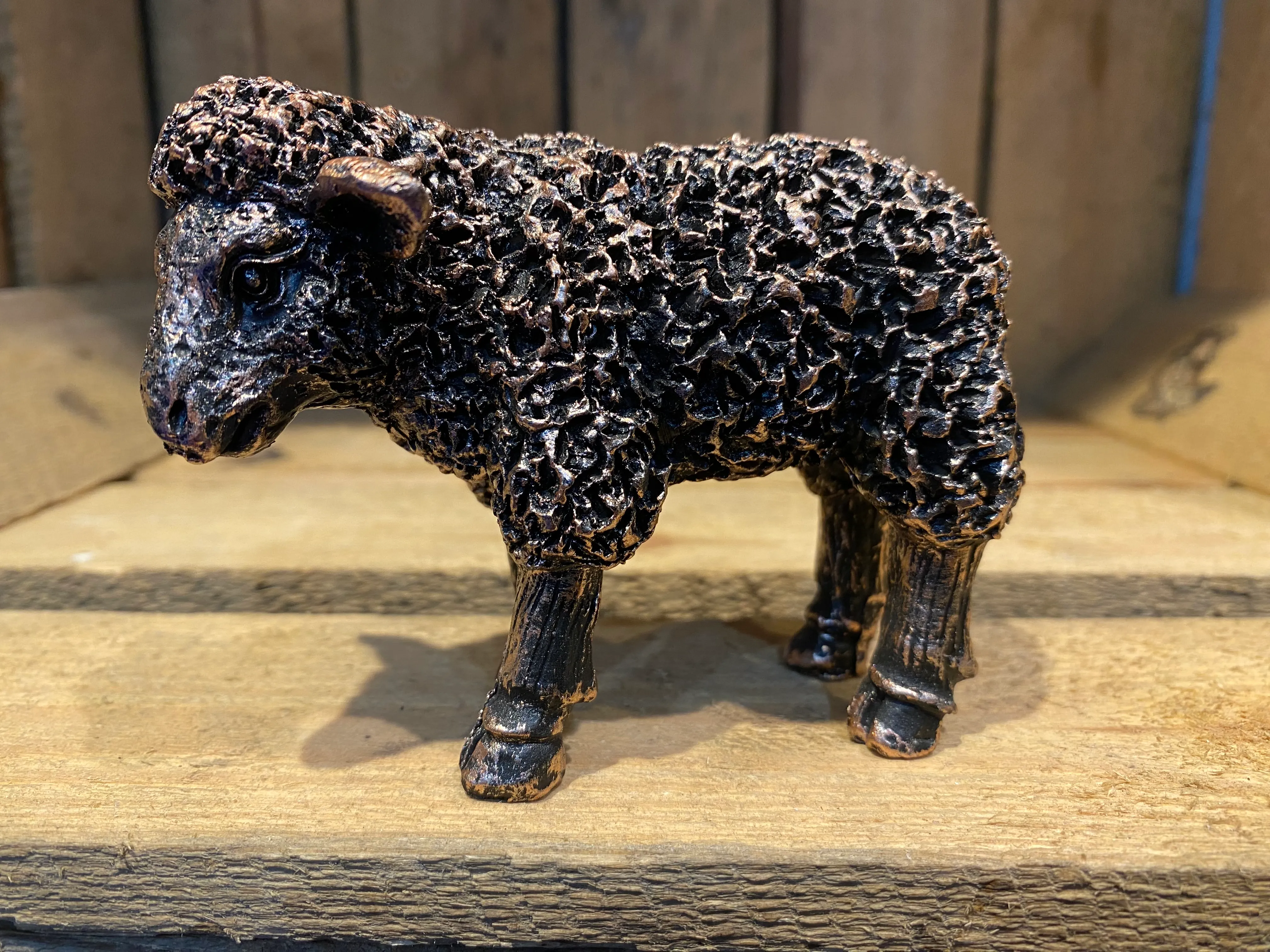 Miniature Sheep Bronze Side