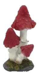 Pimpled toadstool - Red