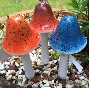 Cheerful toadstool sticks