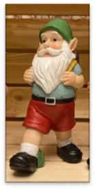 "in his element" gnome