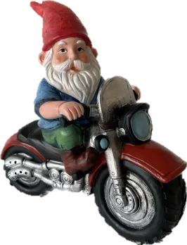 Daddy Motorbike Gnome