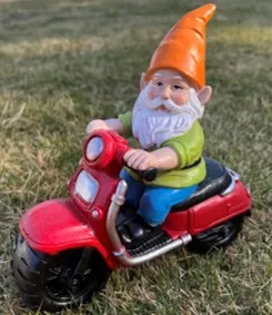 Scooter Gnome Red